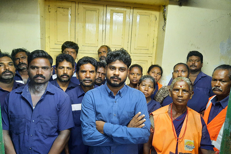 Municipal workers attending capacity building training session